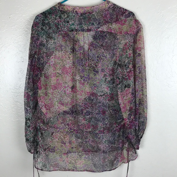 Lucky brand silk Blouse top - Picture 3 of 3